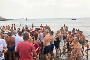Chinchorro y varada del pescado pasados por agua (Foto TA)